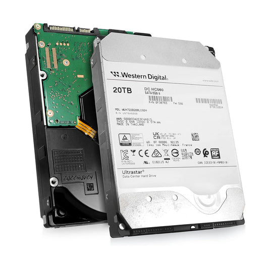 WD Ultrastar DC HC560 20TB SATA 6Gb/s 3.5-inch Internal Hard Drive - 0F38782
