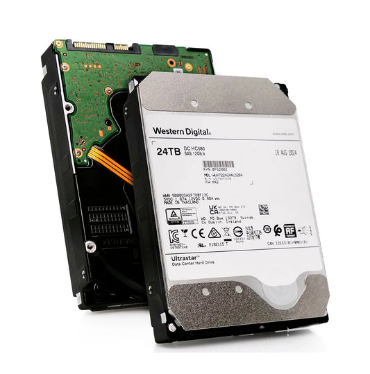 WD Ultrastar DC HC580 24TB SAS 12Gb/s 3.5-inch Internal Hard Drive - WUH722424AL5204