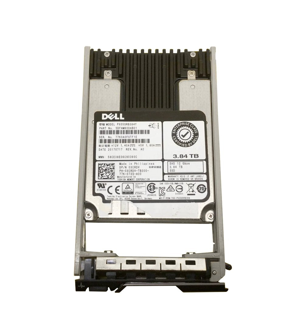 Dell 3.84TB SAS 12Gb/s Solid State Drive (SSD) - XCRDV