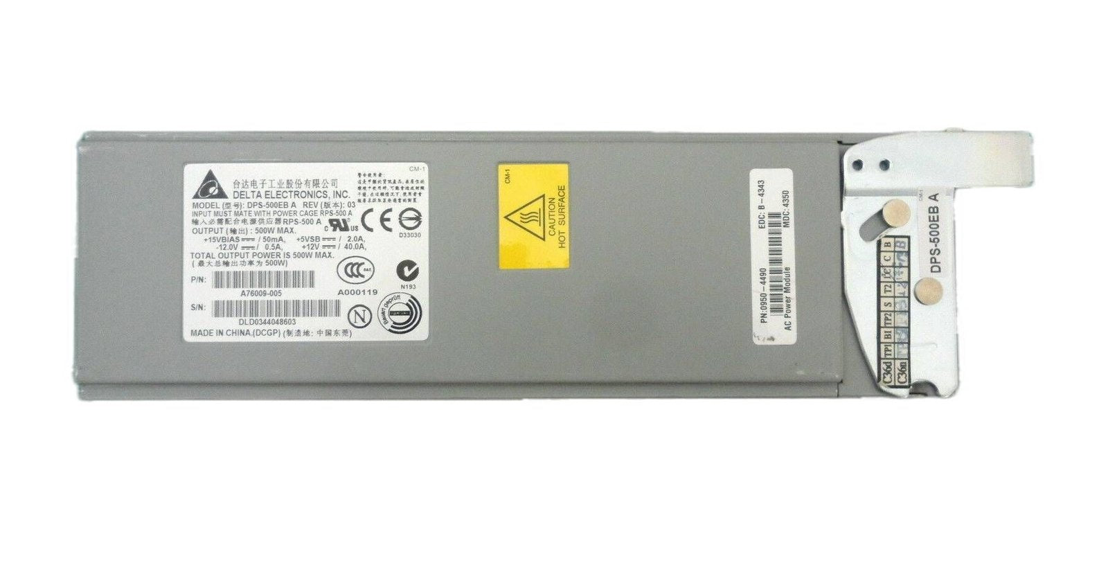 Intel 500-Watts Power Supply - A76009-005