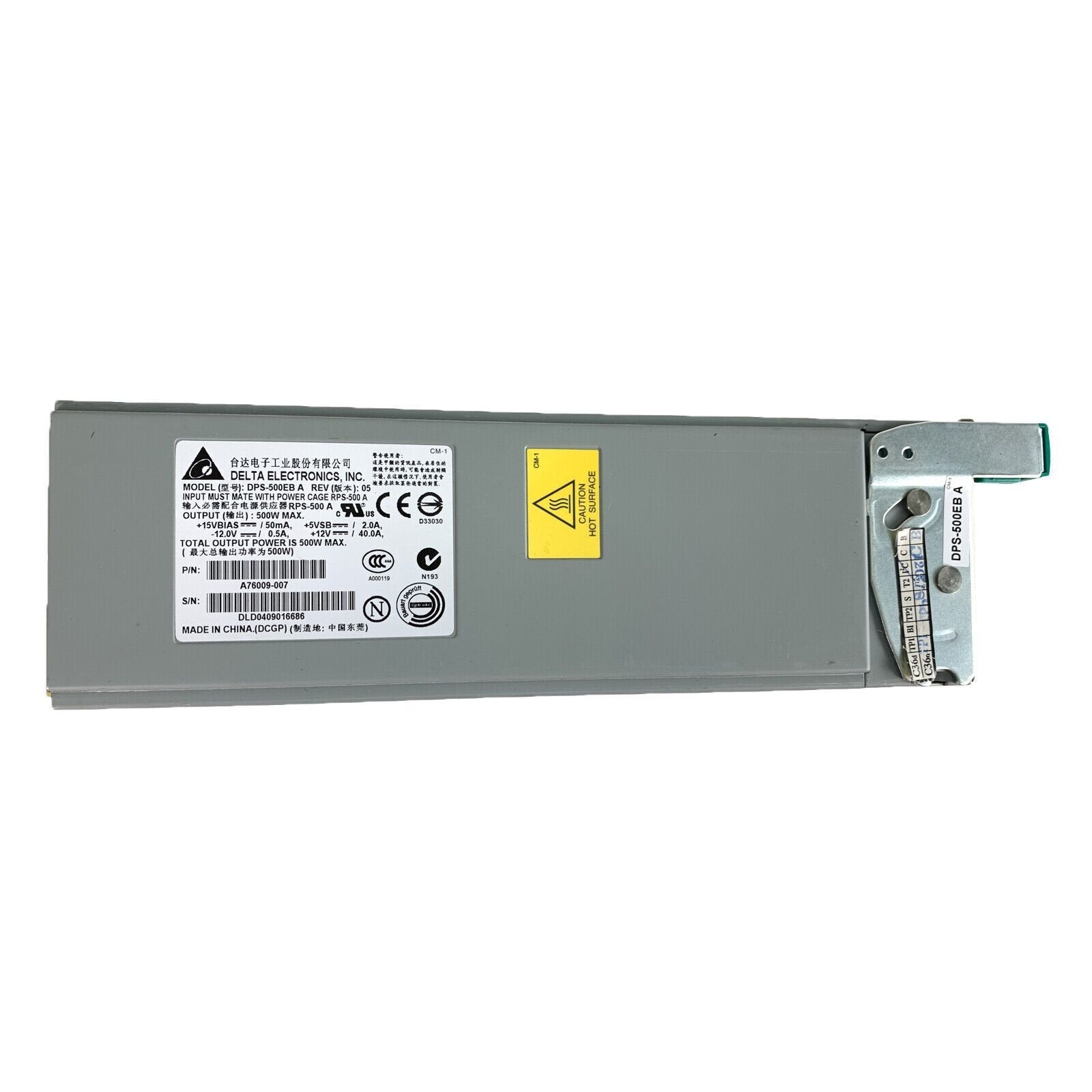 Intel 500-Watts Power Supply - A76009-007