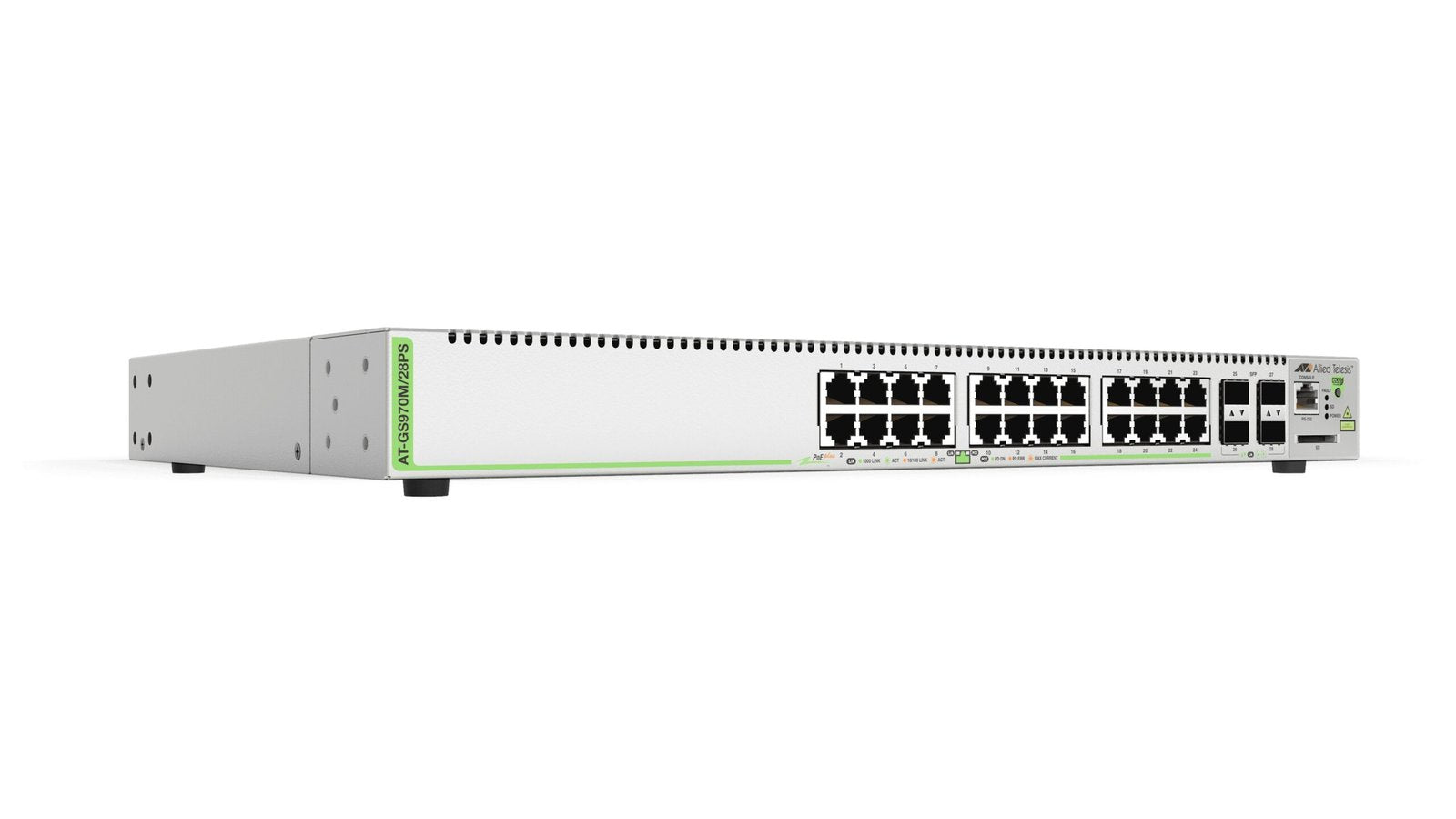Allied Telesis CentreCOM Network Switch - AT-GS970M/28PS-10
