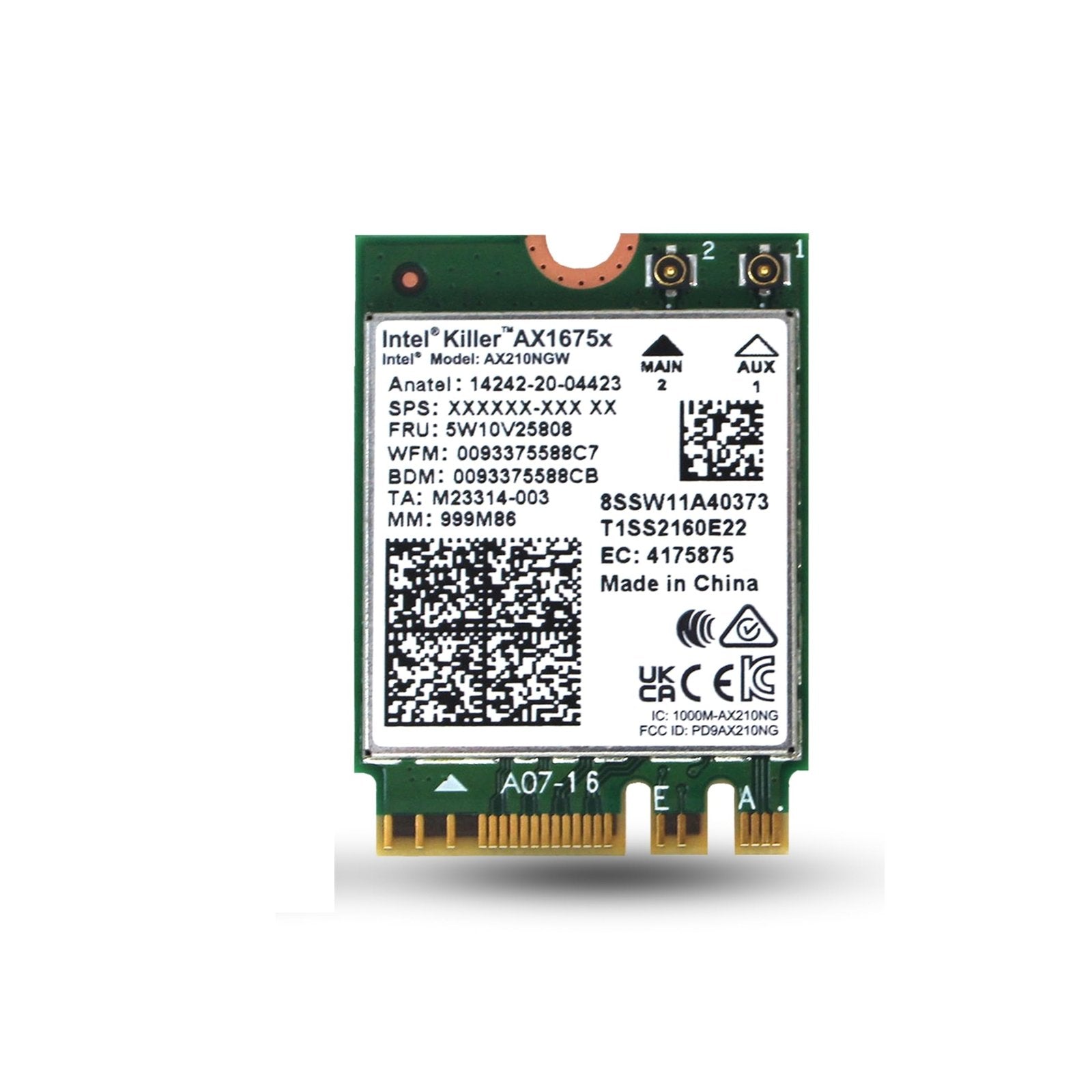 Intel Network Adapter - AX210.NGWG.NV