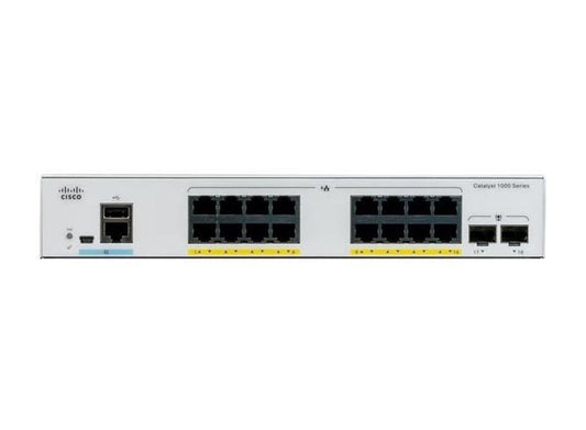 Cisco Catalyst 1000 Network Switch - C1000-16P-2G-L