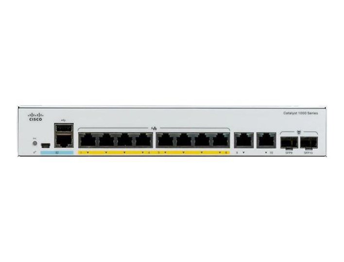 Cisco Catalyst 1000 Network Switch - C1000-8FP-2G-L