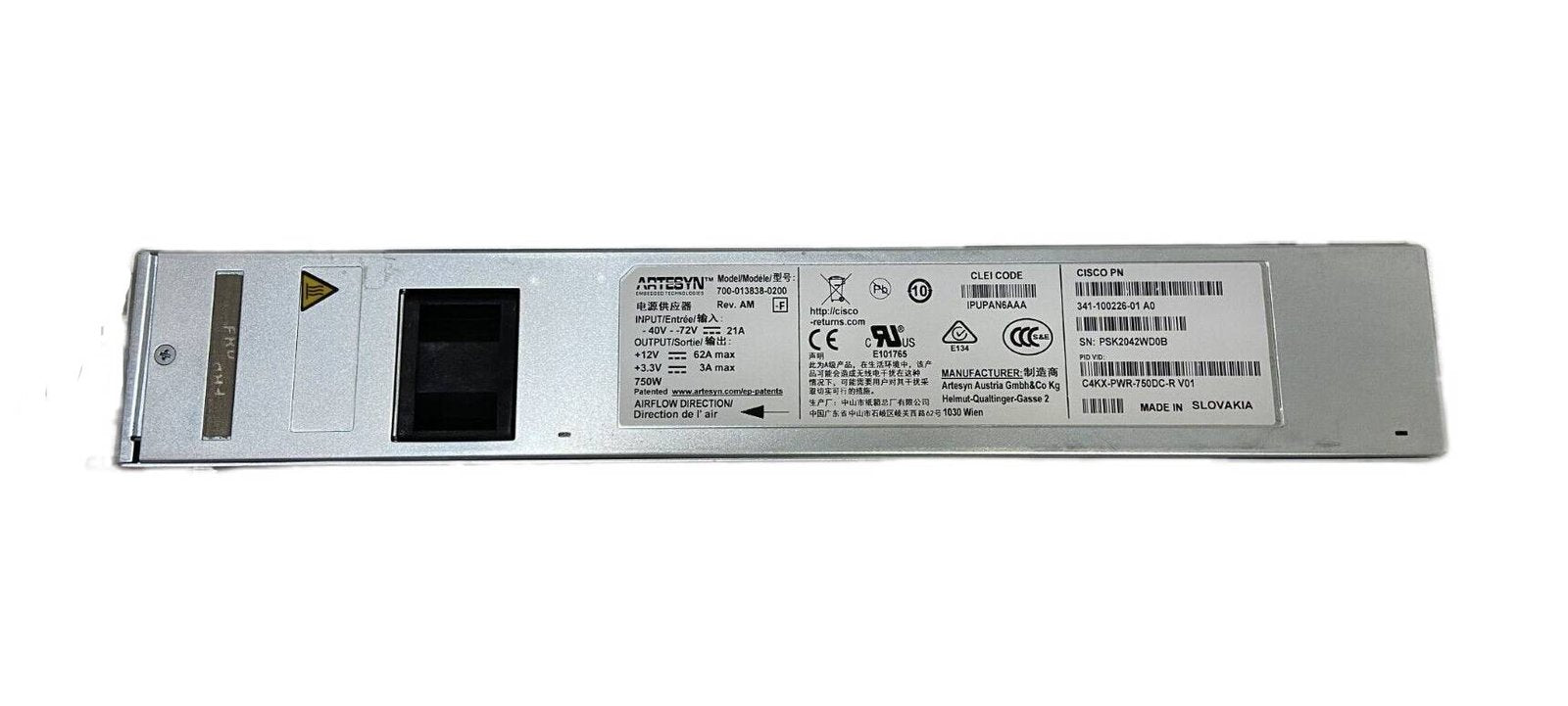 Cisco Power Supply - C4KX-PWR-750DC-R=