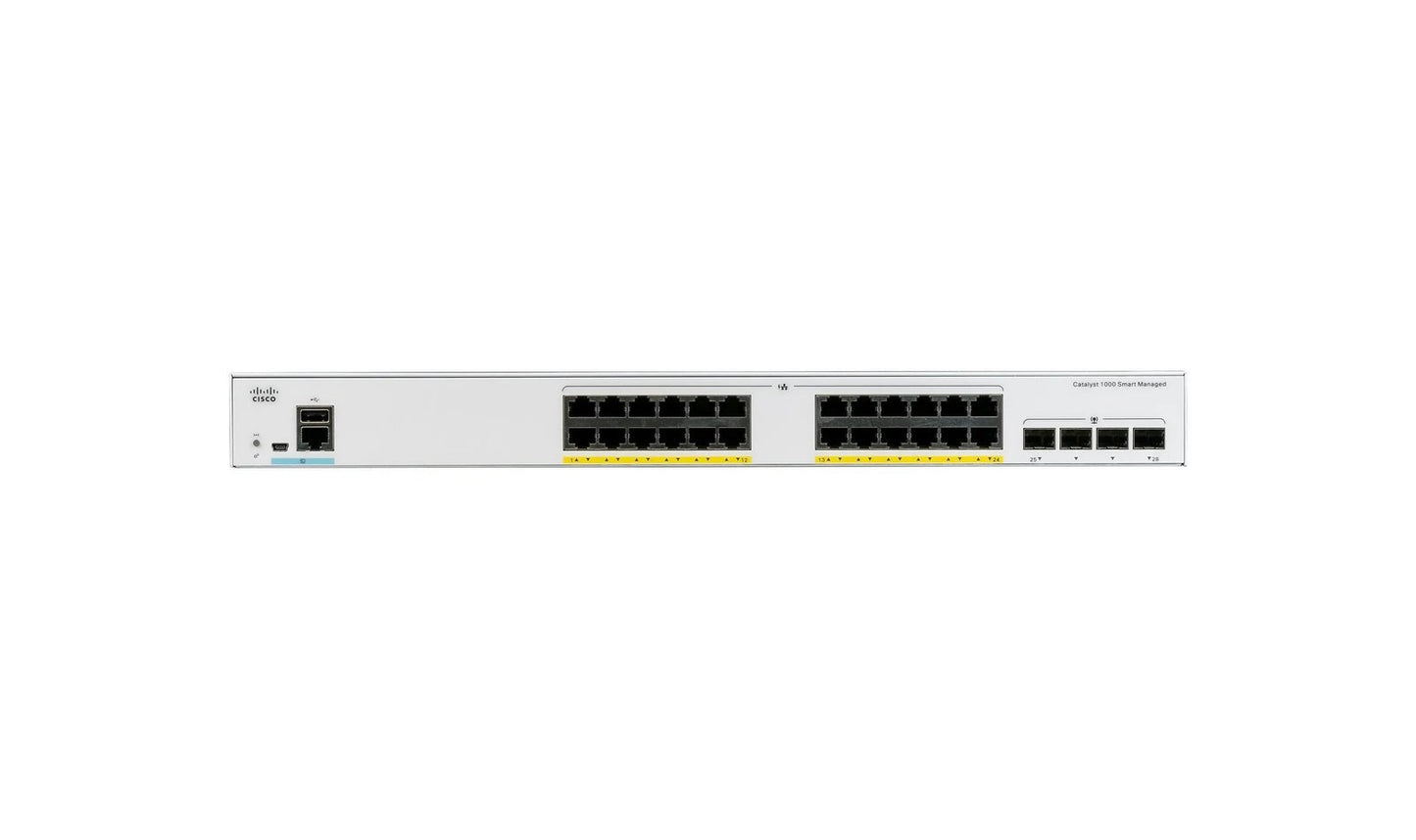Cisco Catalyst 9200L 24-Ports Network Switch with 4-Ports SFP+ - C9200L-24P-4X-E