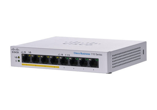 Cisco Business 110 Network Switch - CBS110-8PP-D-NA