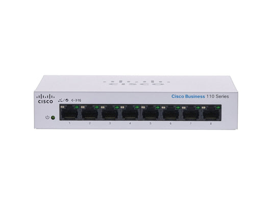 Cisco Business 110 Network Switch - CBS110-8T-D-NA