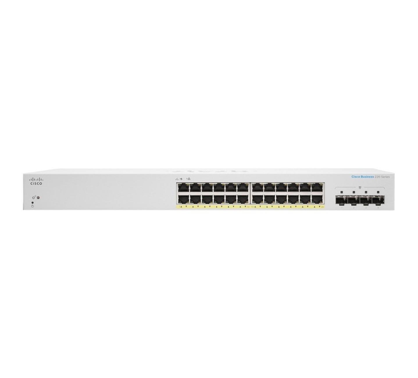 Cisco Business 220 Network Switch - CBS220-24FP-4G-NA