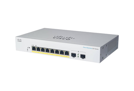 Cisco Network Switch - CBS220-8T-E-2G