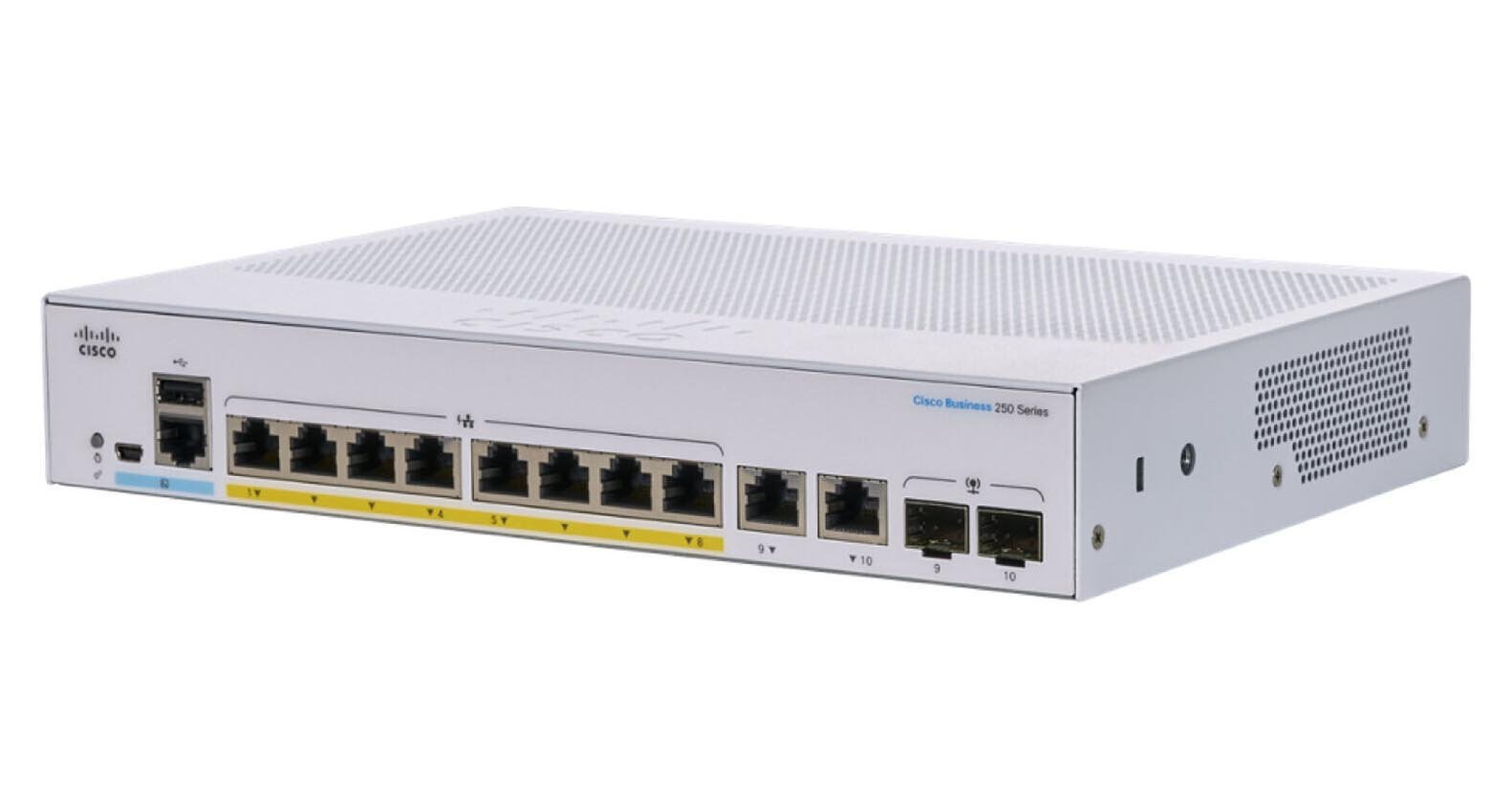 Cisco Business 250 Network Switch - CBS250-8PP-E-2G-NA