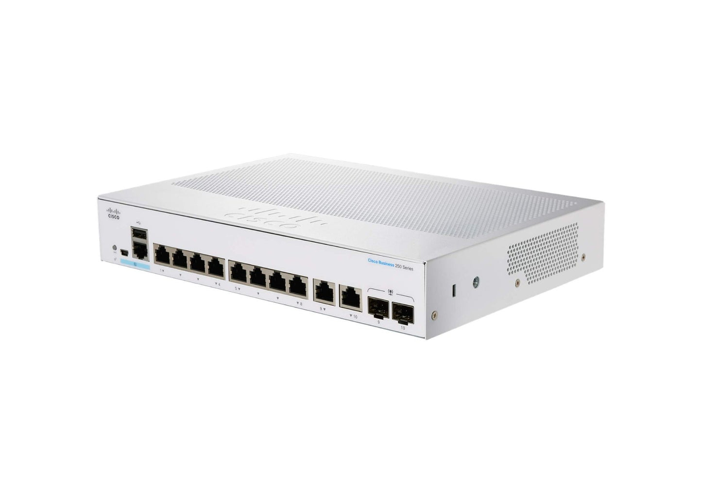 Cisco Business 250 Network Switch - CBS250-8T-E-2G-NA