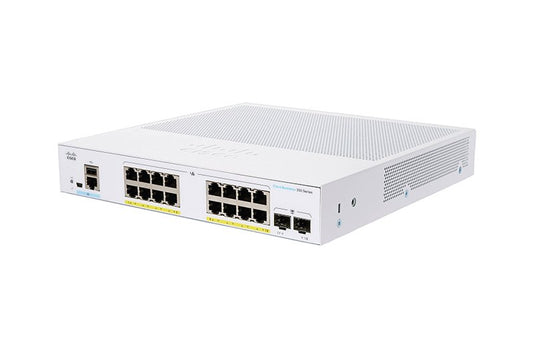 Cisco Network Switch - CBS350-16P-E-2G