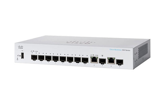 Cisco Business 350 Network Switch - CBS350-8S-E-2G-NA