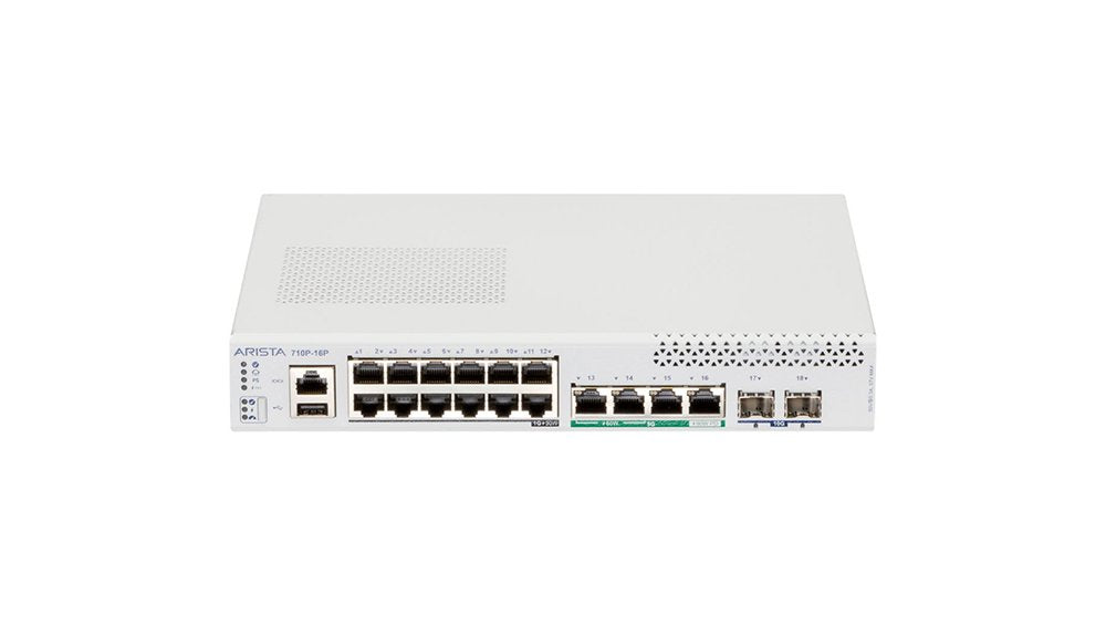 Arista 710P Series 16-Ports 1/5GBASE-T PoE - CCS-710P-16P-NA
