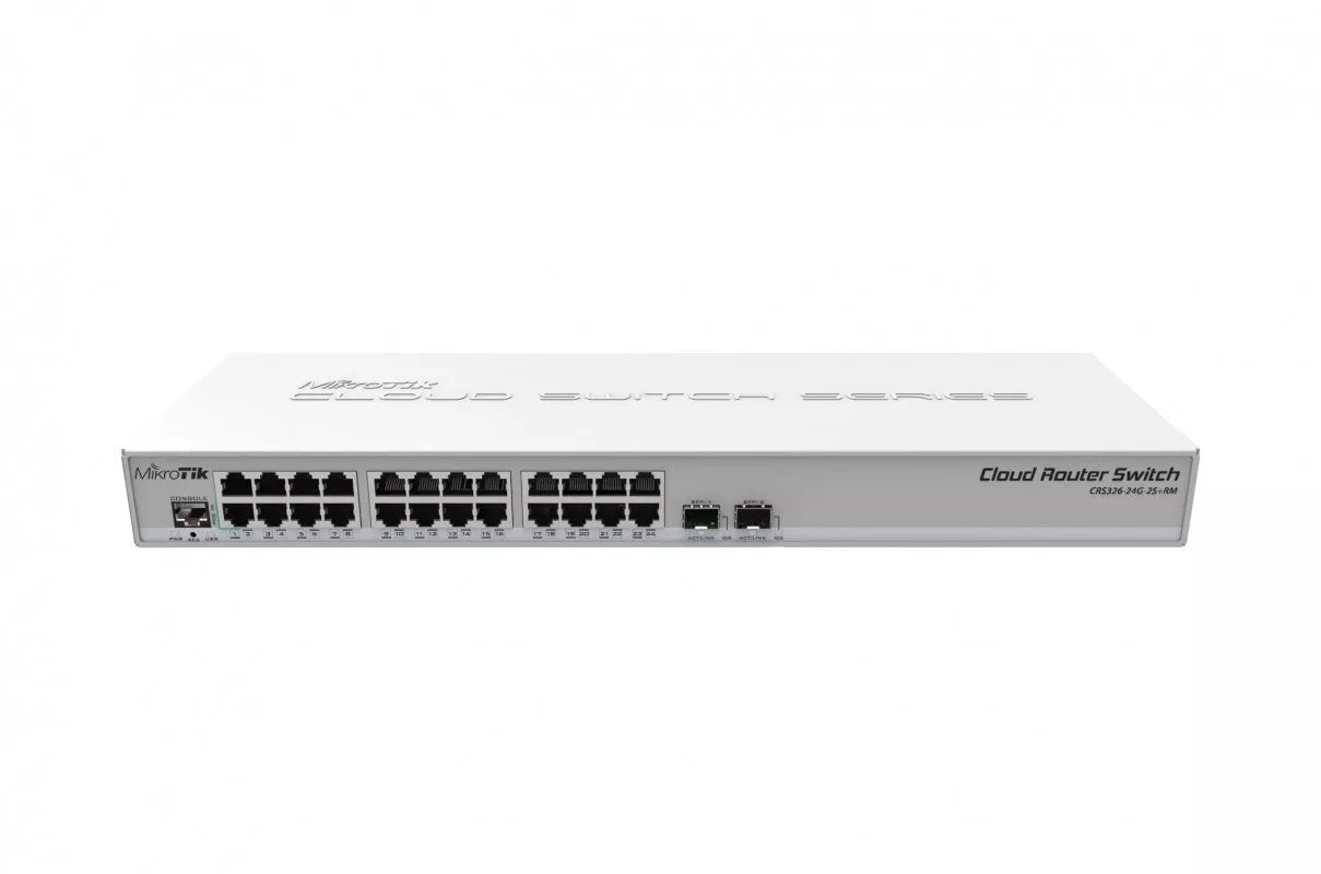 MikroTik Network Switch - CRS326-24G-2S+RM