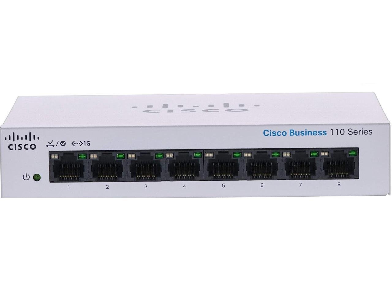 Cisco Network Switch - CSC-CBS110-8T-D-NA