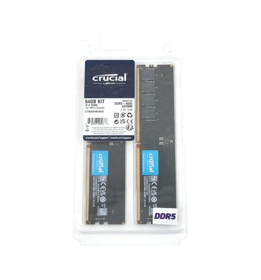 Crucial 64GB Desktop Memory - CT2K32G48C40U5