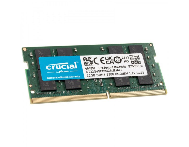 Crucial 32GB Laptop Memory - CT32G4SFD832A