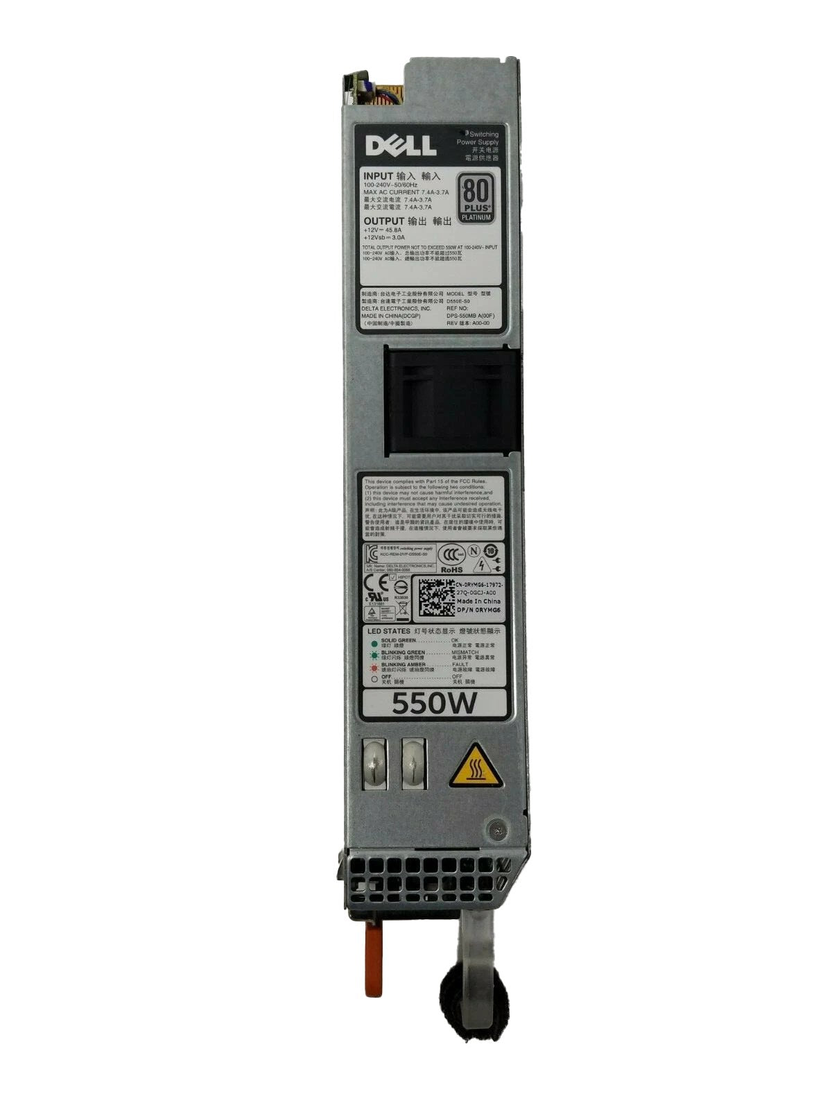 Dell 550-Watts Power Supply - D550E-S0