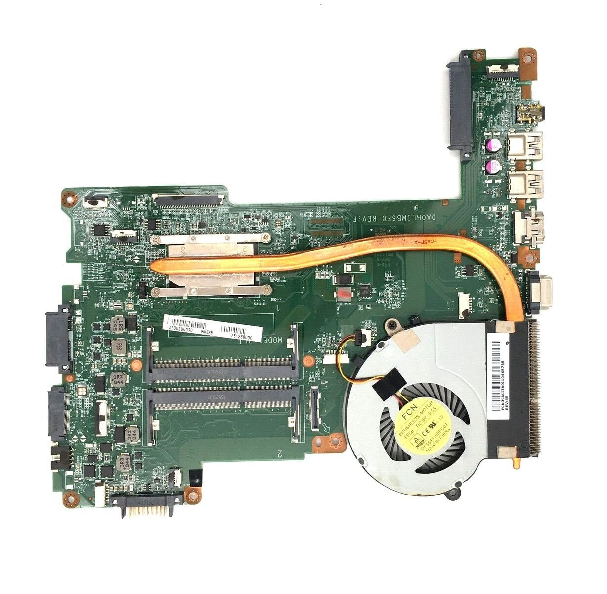 Toshiba Laptop Motherboard - DA0BLIMB6F0