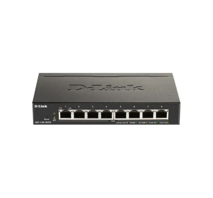 D-link Network Switch - DGS-1100-08PV2