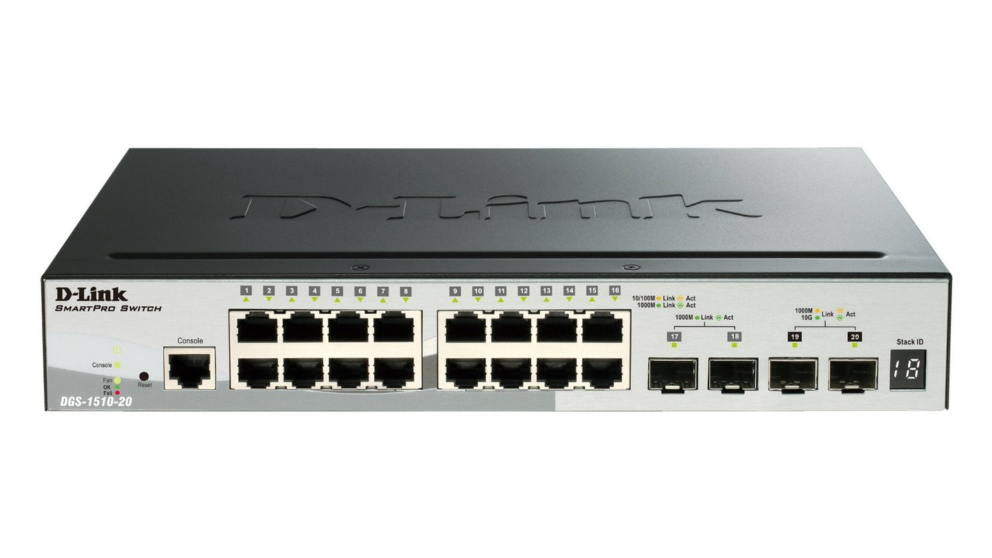 D-link Network Switch - DGS-1510-20
