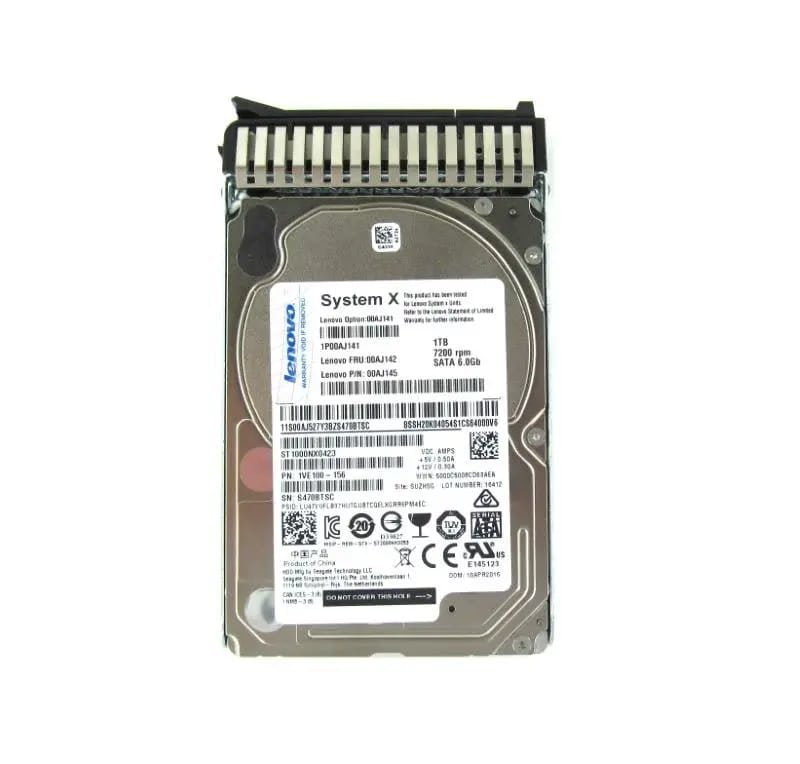 Lenovo 1TB SATA 6Gb/s Hot Swap Nearline 7200RPM 2. - 00AJ145