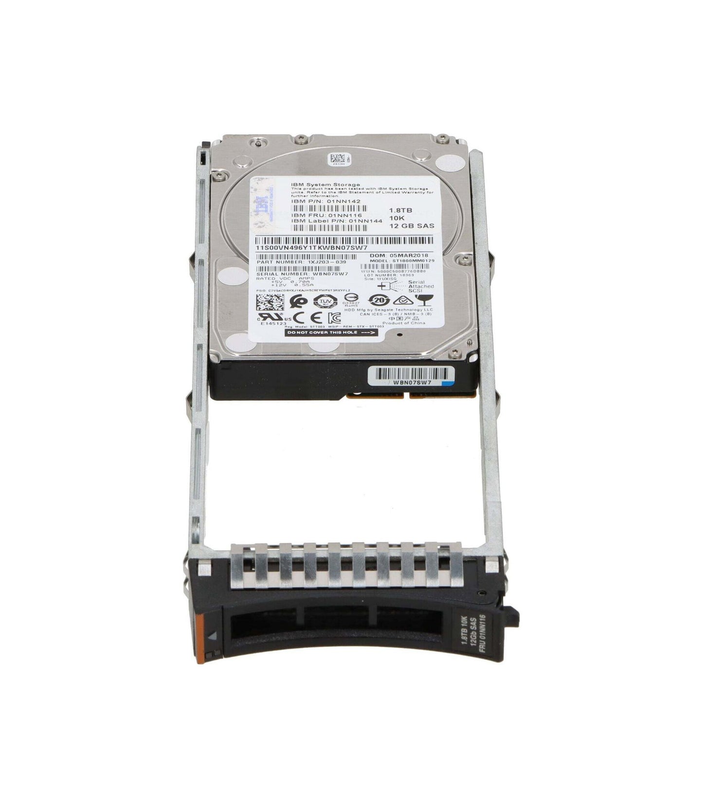 IBM 1.8TB SAS 12Gb/s 10000RPM 2.5-inch Internal Ha - 01NN116