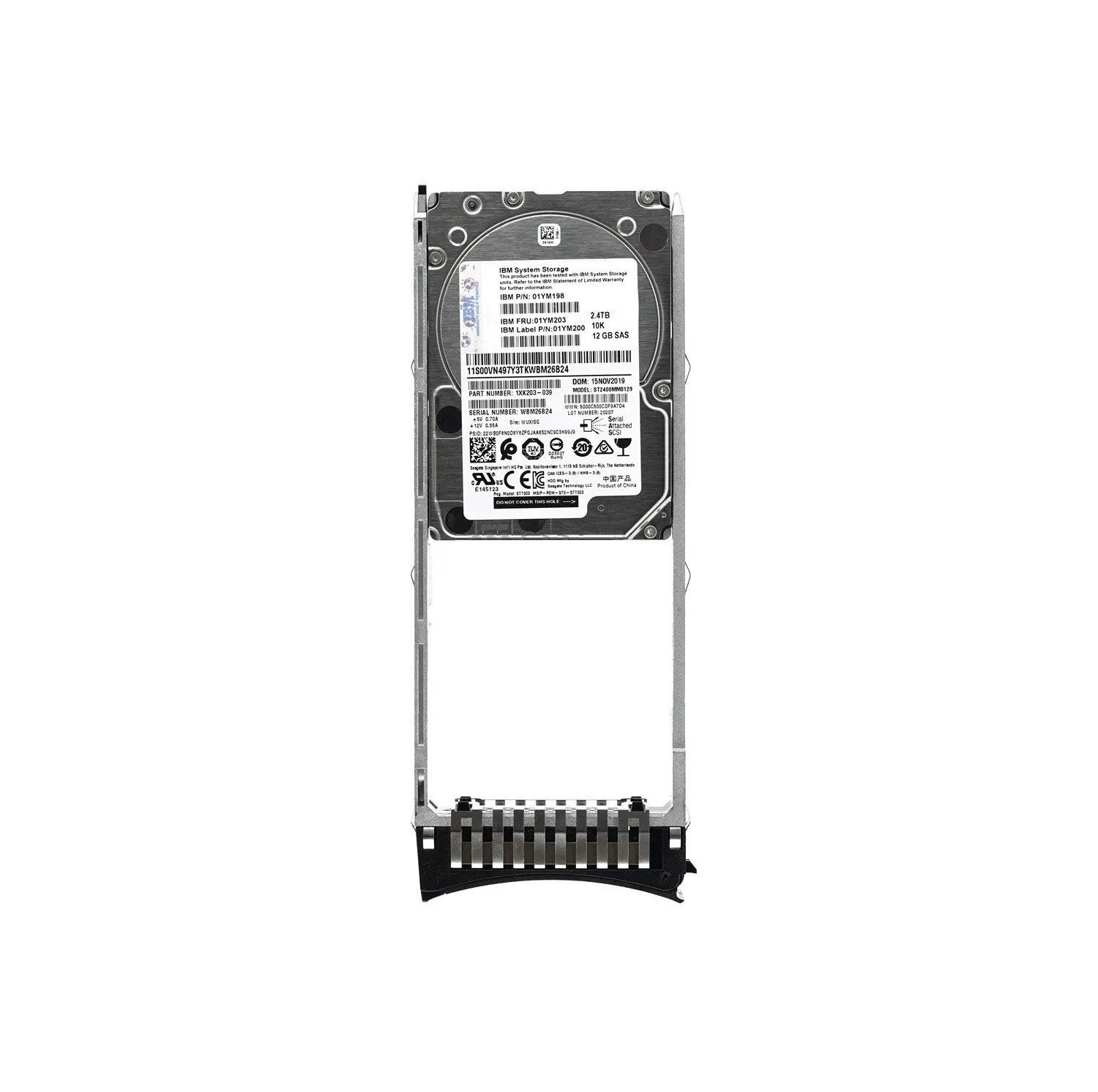 IBM 2.4TB SAS 12Gb/s 10000RPM 2.5-inch Internal Ha - 01YM203