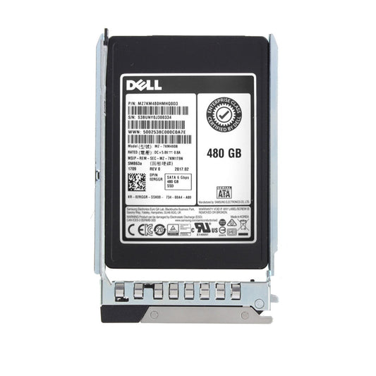 Dell 480GB SATA 6Gb/s Hot Swap Mixed Use MLC 2.5-in - 02RGGR