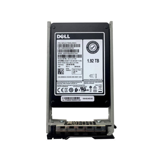 Dell 1.92TB SAS 12Gb/s Hot Swap Read Intensive (512e - 086DD
