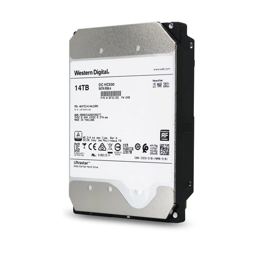 WD HGST Ultrastar DC HC530 14TB SATA 6Gb/s 7200RPM - 0F31156