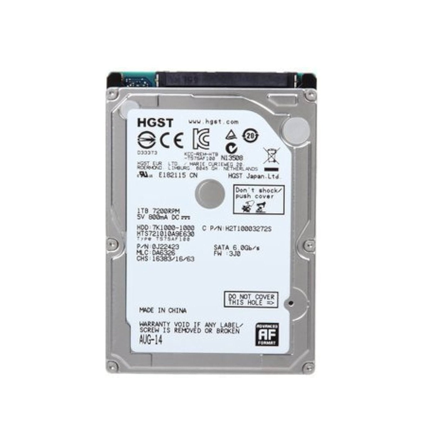 Hitachi Travelstar 7K1000 1TB SATA 6Gb/s 7200RPM 3 - 0J22423