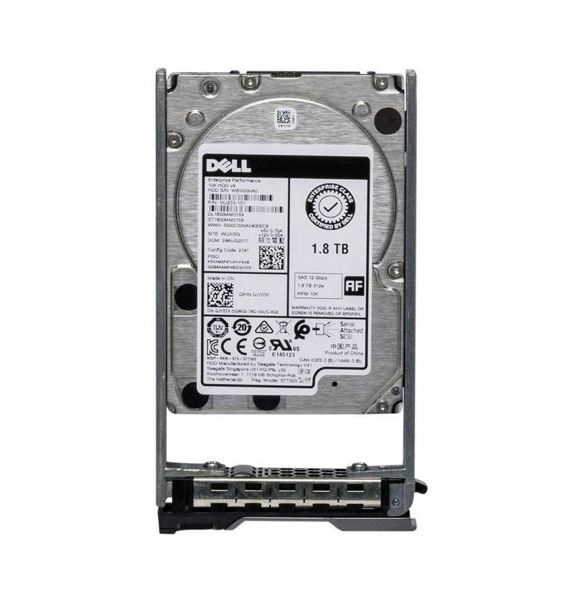 Dell 1.8TB SAS 12Gb/s Hot Swap 10000RPM (512e) 2.5 - 0JY57X