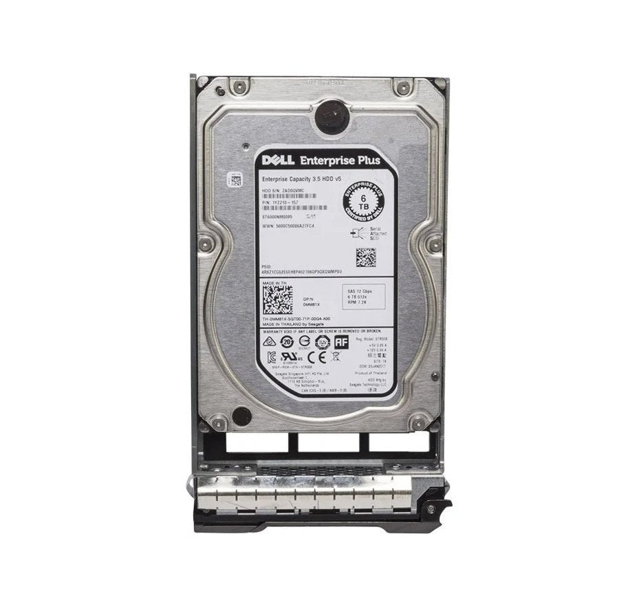 Dell 6TB SAS 12Gb/s Hot Swap Nearline 7200RPM (512e - 0MM81X