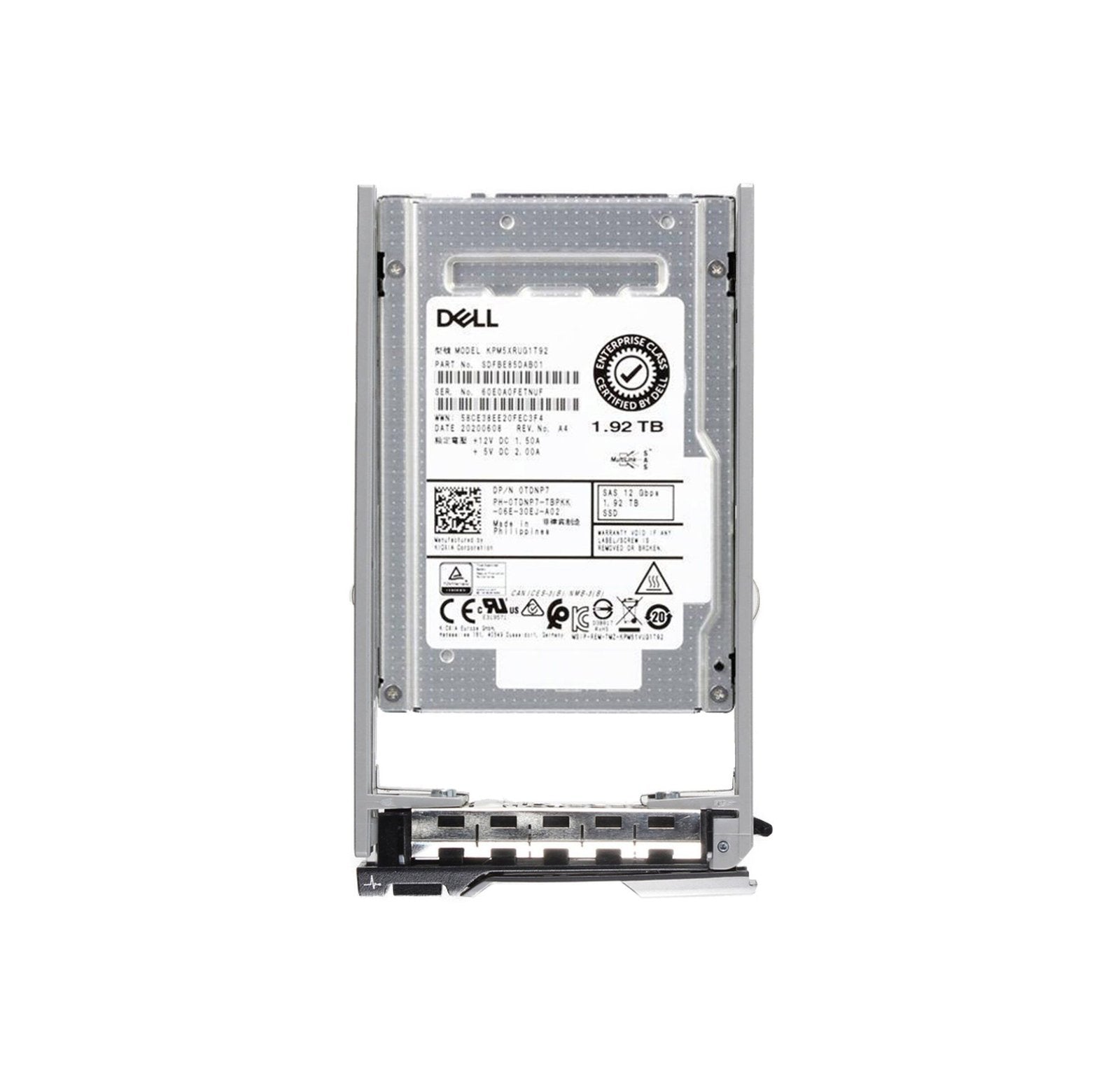 Dell 1.92TB SAS 12Gb/s Hot Swap Read Intensive TLC - 0TDNP7