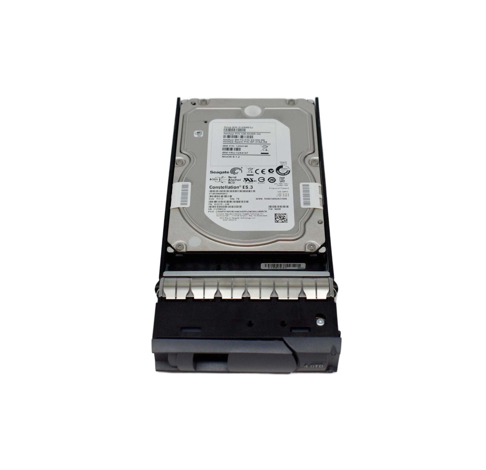 Netapp 4TB SAS 6Gb/s Hot Swap Nearline 7200RPM 3 - 108-00368