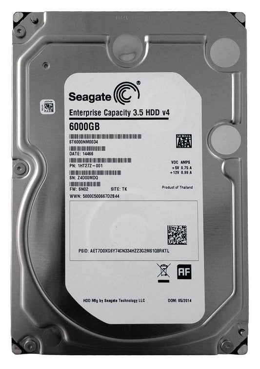 Seagate Enterprise 6TB 7200RPM 128MB Cache SAS - 1HT27Z-001