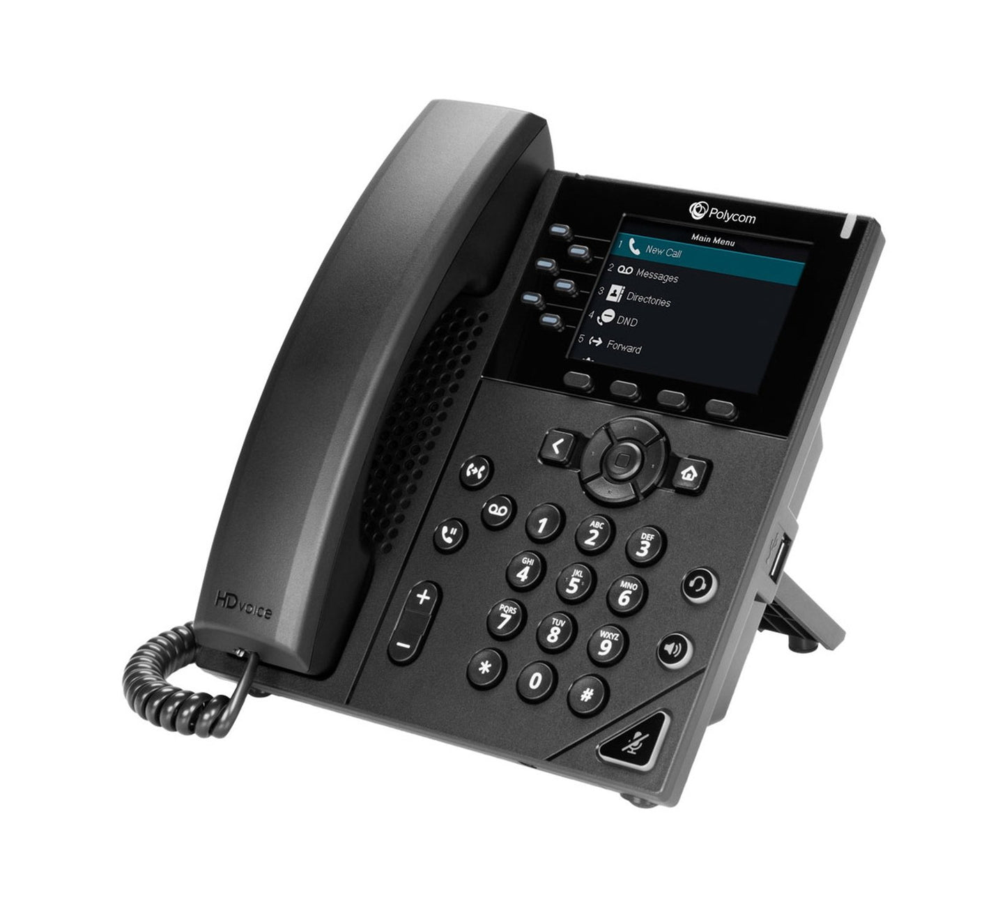 Polycom VVX 350 6-Lines Dual-Port Ethernet - 2200-48830-025