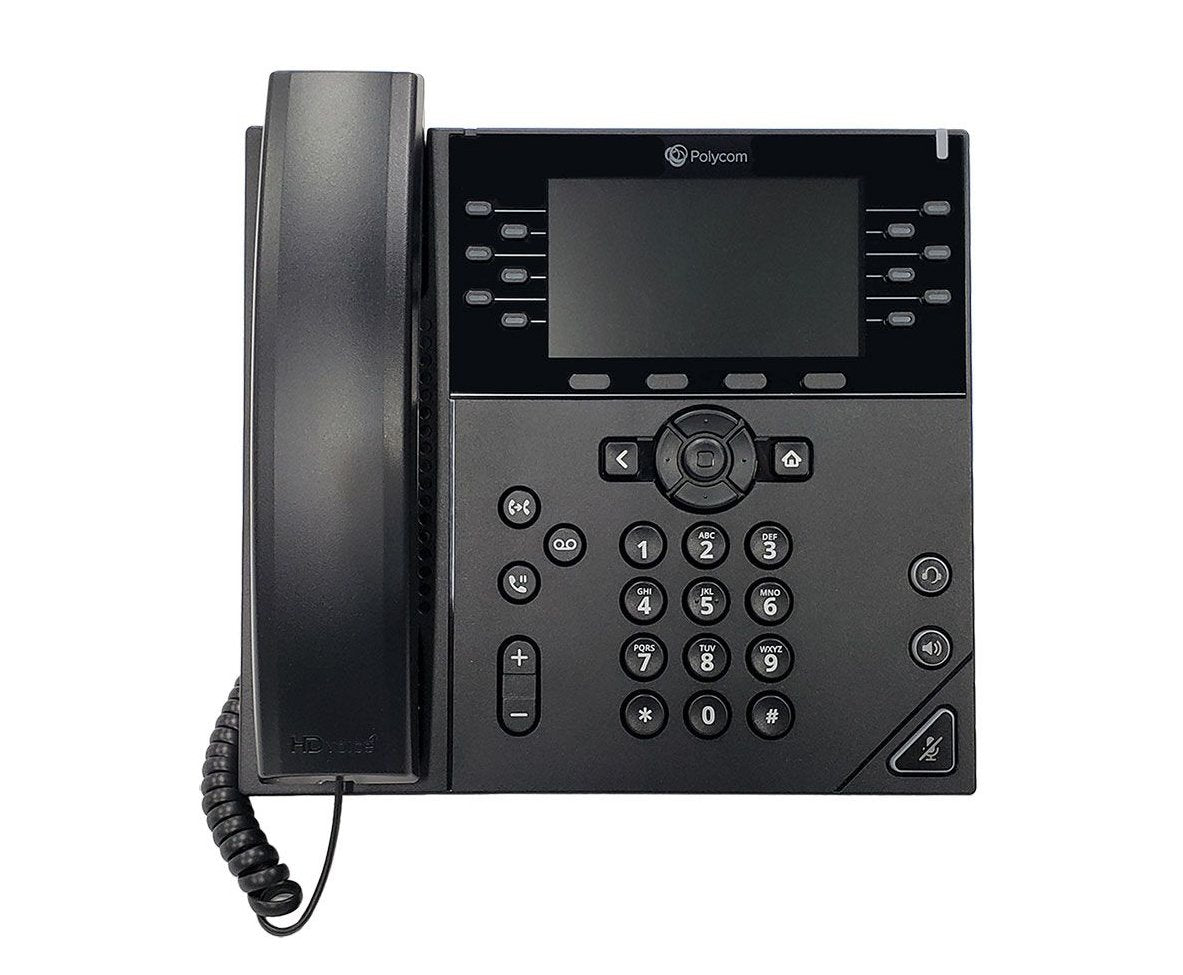 Polycom VVX 450 12-Lines Dual-Port Ethernet - 2200-48840-025
