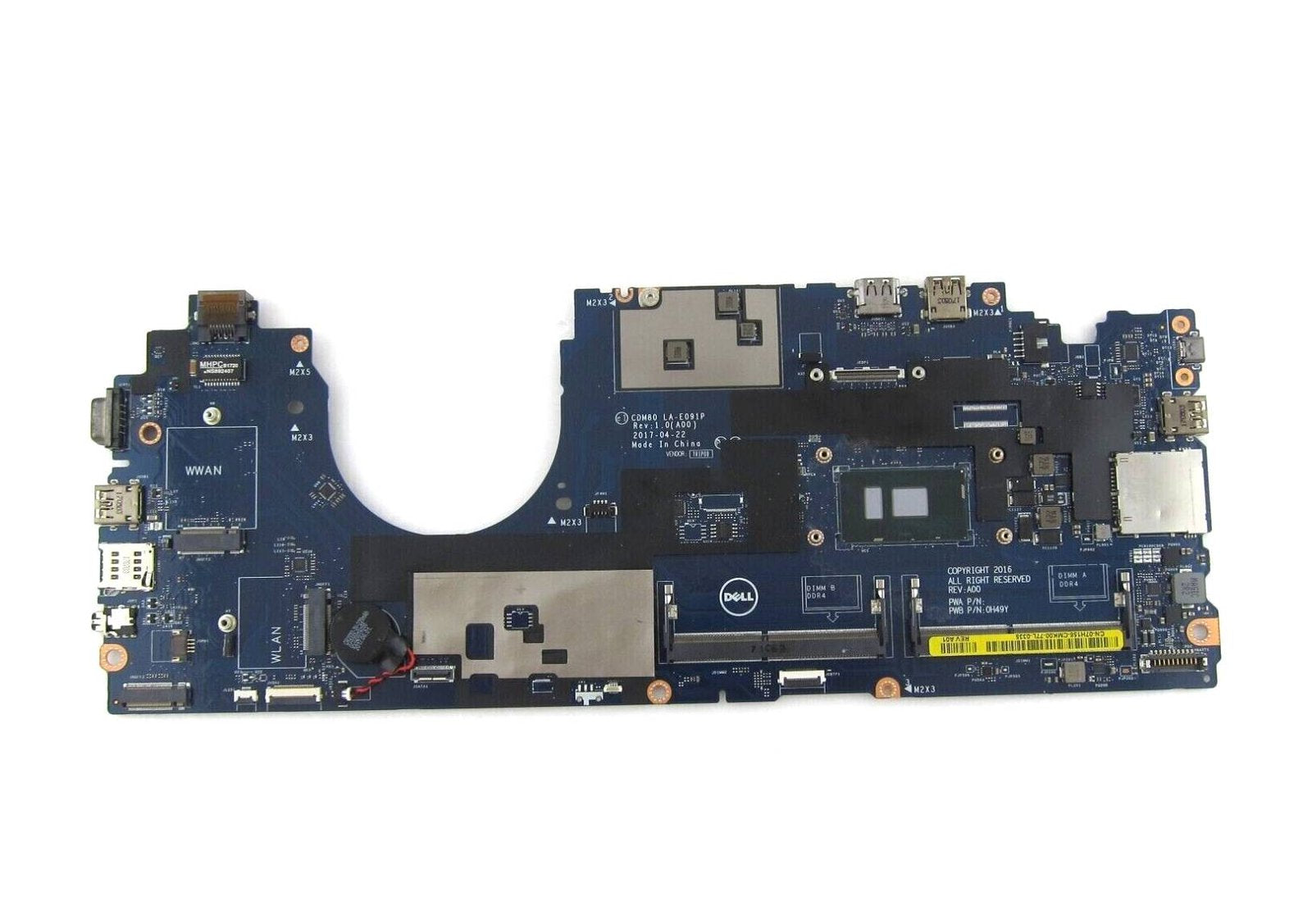Dell Motherboard for Latitude 5580 - 25W0N