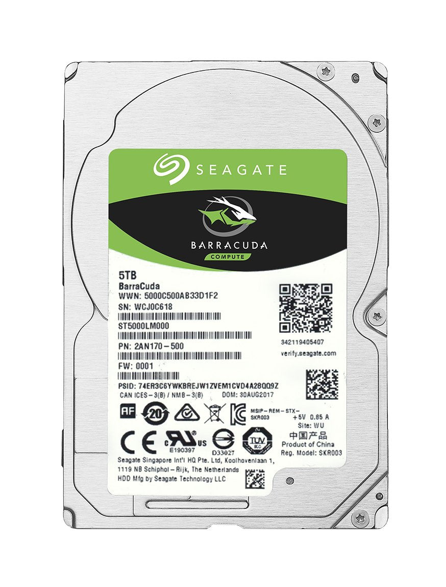 Seagate BarraCuda Compute 5TB SATA 6Gb/s 5400RP - 2AN170-500