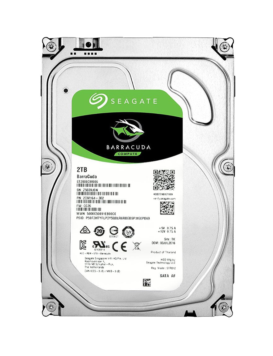 Seagate BarraCuda 2TB 7200RPM 64MB Cache SATA 6 - 2DM164-302