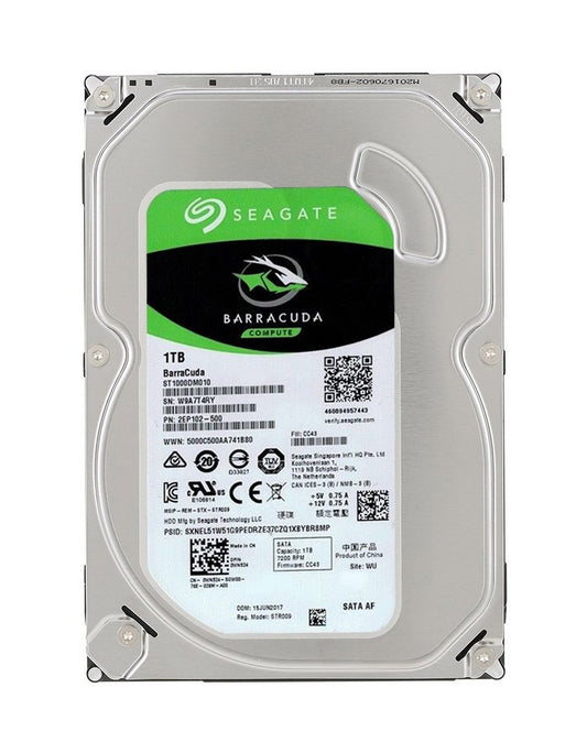 Seagate BarraCuda Compute 1TB SATA 6Gb/s 7200RP - 2EP102-500