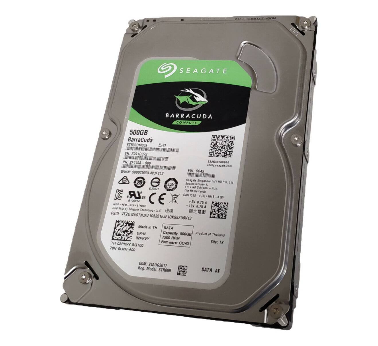 Seagate BarraCuda Series 500GB SATA 6Gb/s 7200R - 2F110A-504