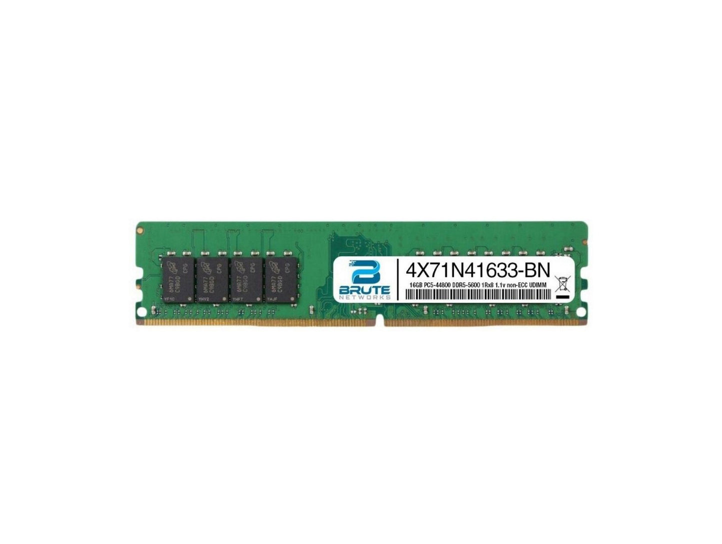 Lenovo 16GB 5600MHz DDR5 PC5-44800 Non-ECC CL46 - 4X71N41633