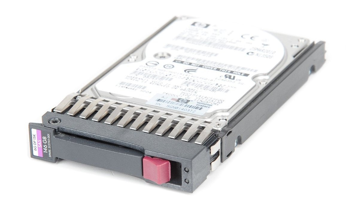 HPE 146GB SAS 6Gb/s Hot Swap 15000RPM 2.5-inch - 512744-001
