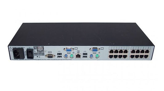 HP KVM 0X2X16 16-Ports Ethernet Rack-mountable - 517691-001